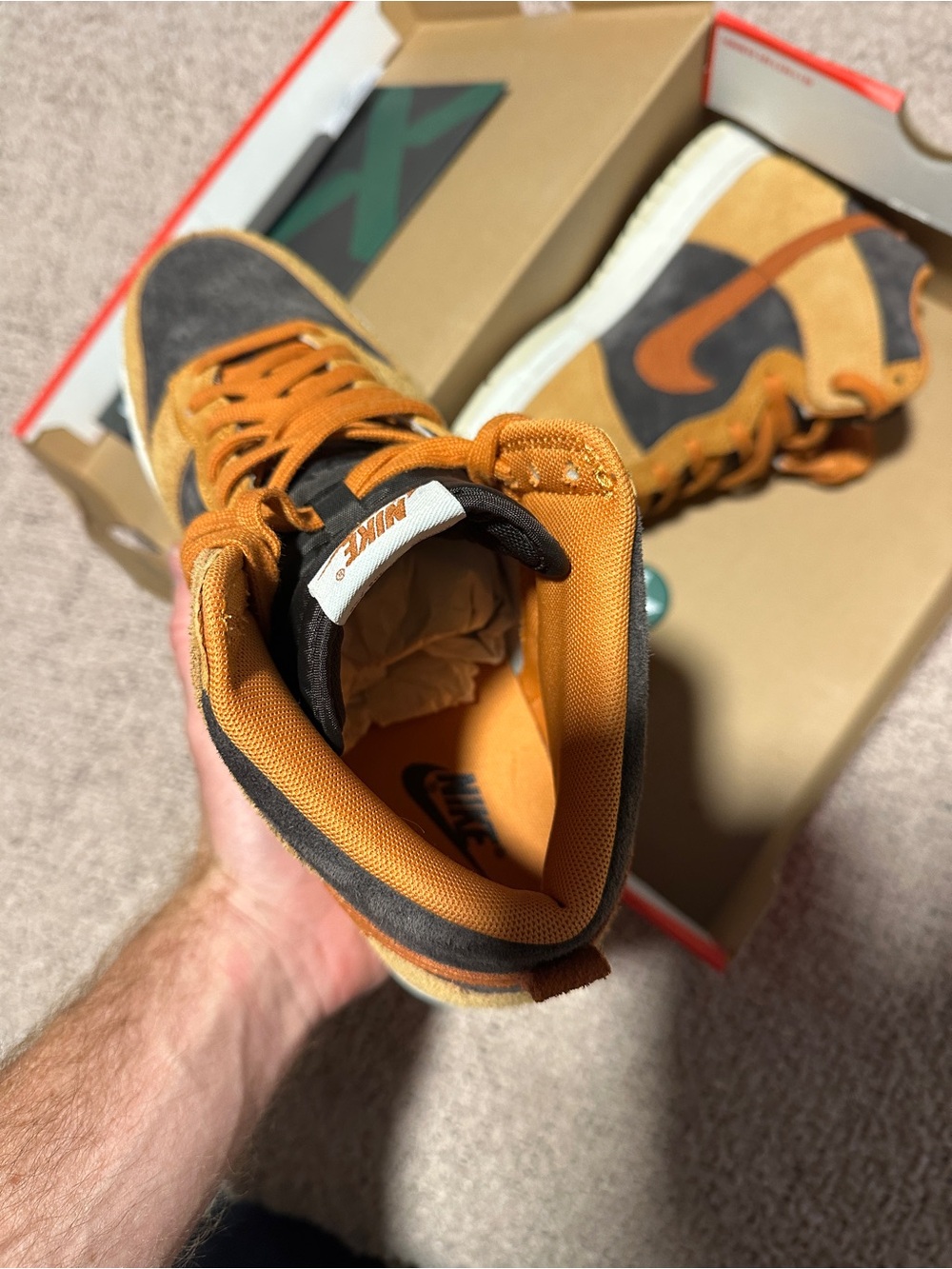 Nike Dunk High Dark Russet - Picture 12 of 12